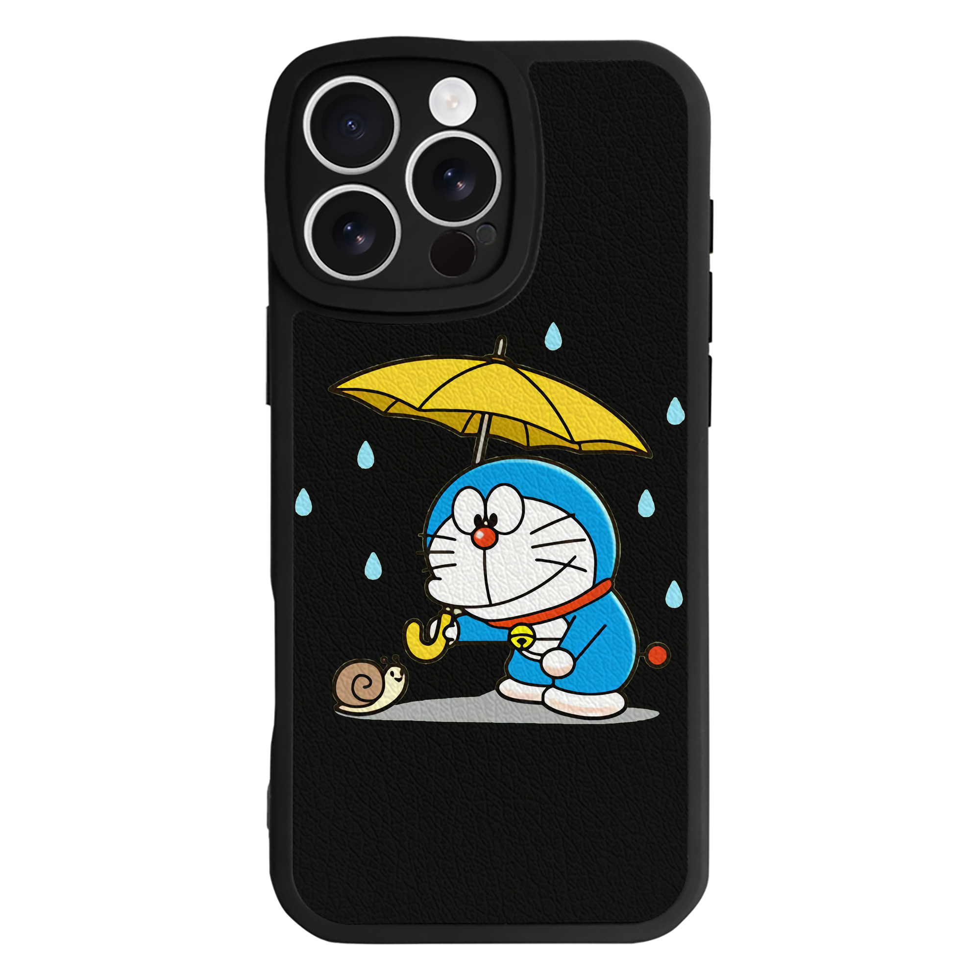 （画像用） ドラえもん Doraemon 【iPhone 16シリーズ対応】シリコンスマホケース（レザー調） 材質：シリコン